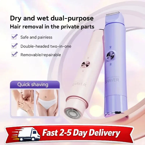 2-in-1 Women's Hair Trimmer